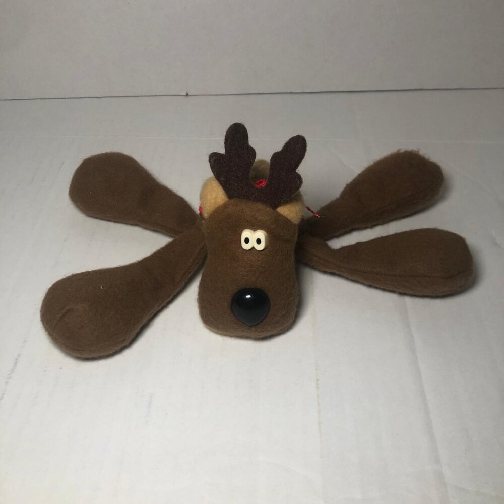 Vintage Rodney Reindeer Hallmark Beanie Christmas Stuffed Animal
